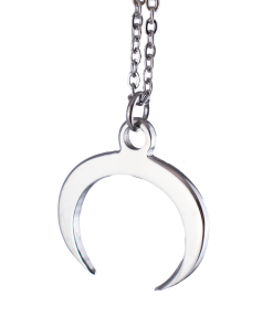 Alternative view of Collar con forma de Cuerno de Acero Inoxidable