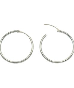 Argollas lisas básicas de 30 mm de diámetro x 2 mm de grosor