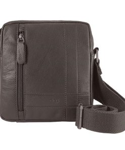 Bolso Piel Marrón Hombre Apolo