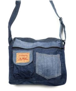 Bolso Bandolera Mediano De Jeans Reciclados