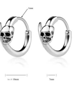 Aros Acero Calavera