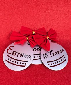 Bola de Navidad Personalizada con tu nombre